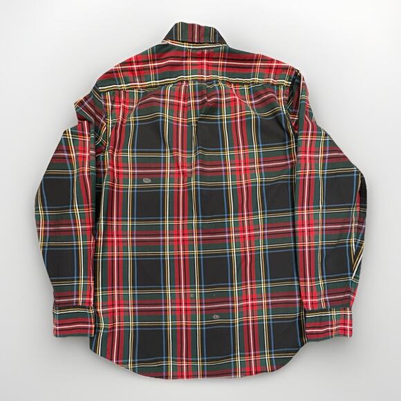 J.Crew Mens Classic Stretch Secret Wash Organic Cotton Plaid Shirt Medium - Picture 3 of 8